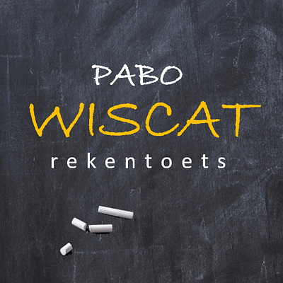 Rekentoets Pabo-wiscat oefenen