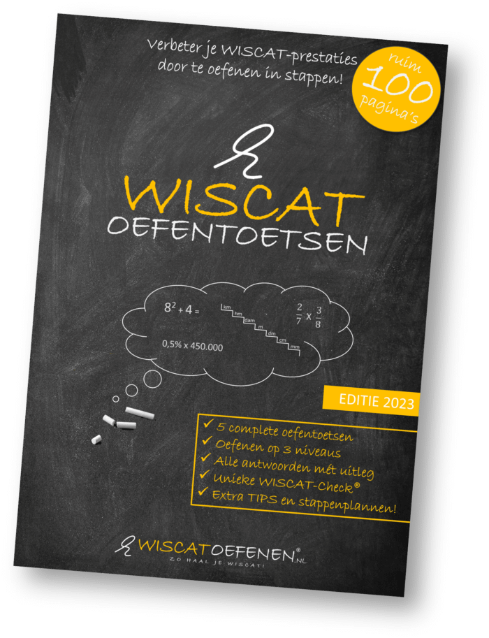 Wiscat Oefentoetsen Boek 2023 cover